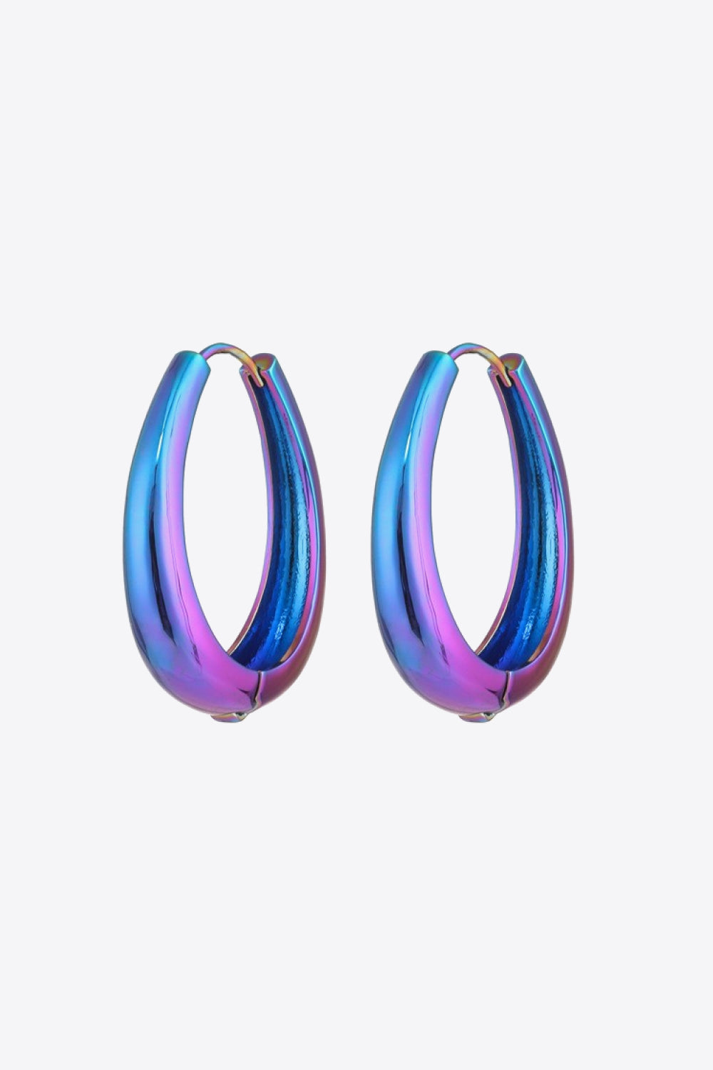 Multicolored Huggie Earrings