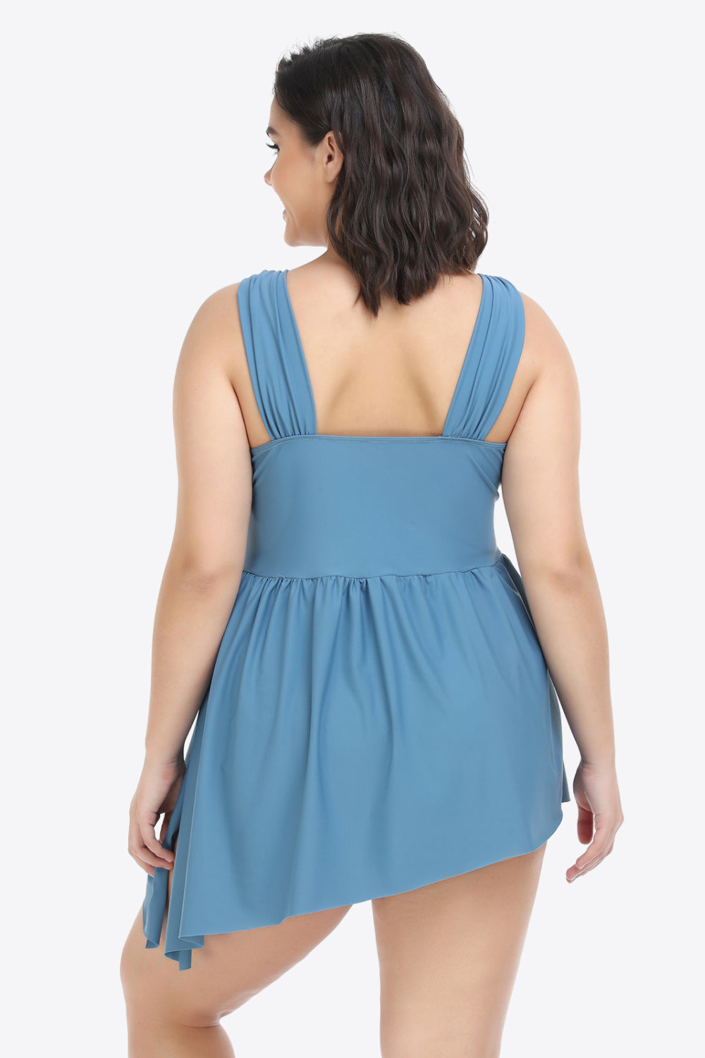 Plunge Sleeveless Two-Piece Swimsuit